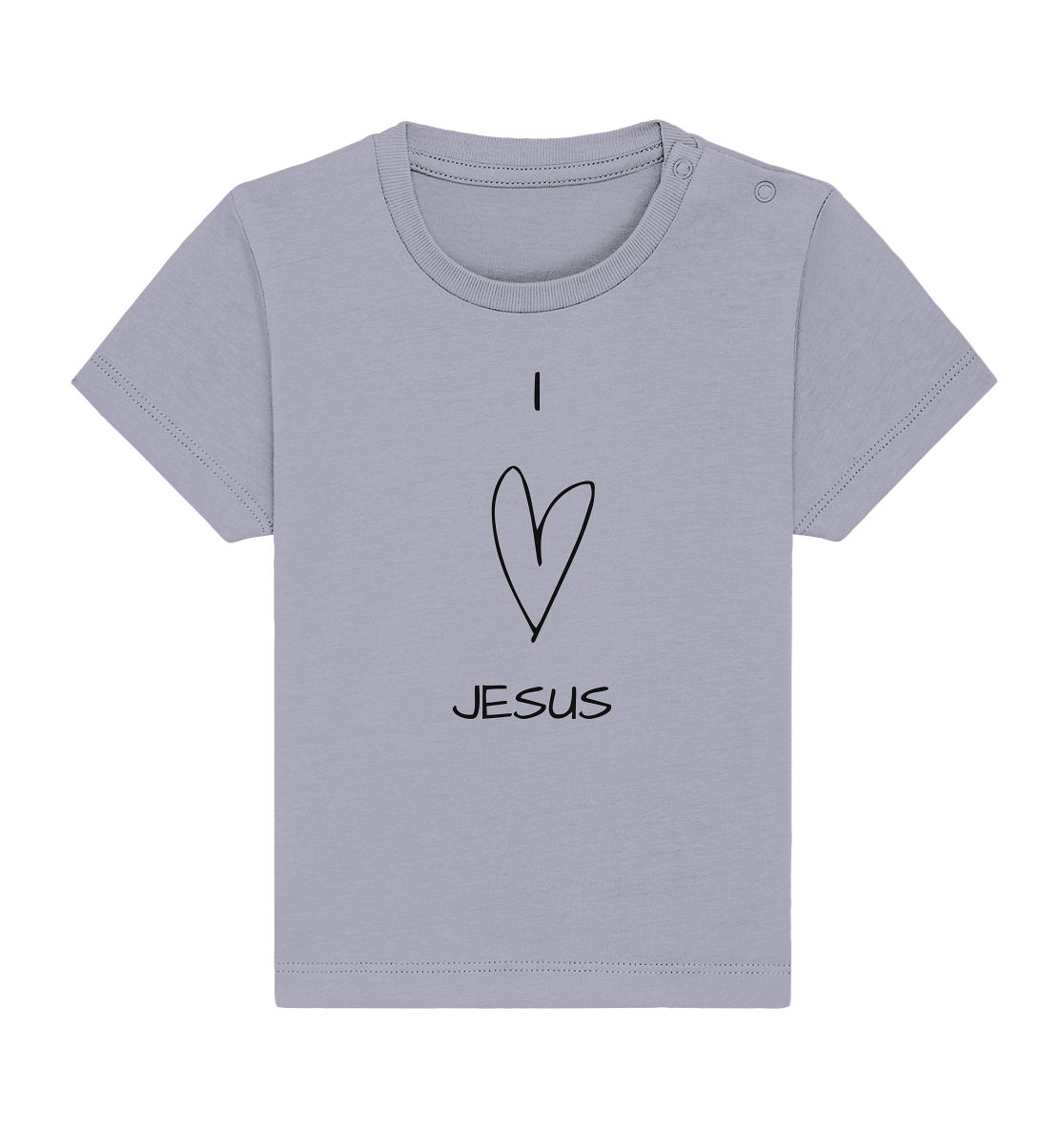 I love Jesus - Baby Organic Shirt - wertvoll und geliebt 