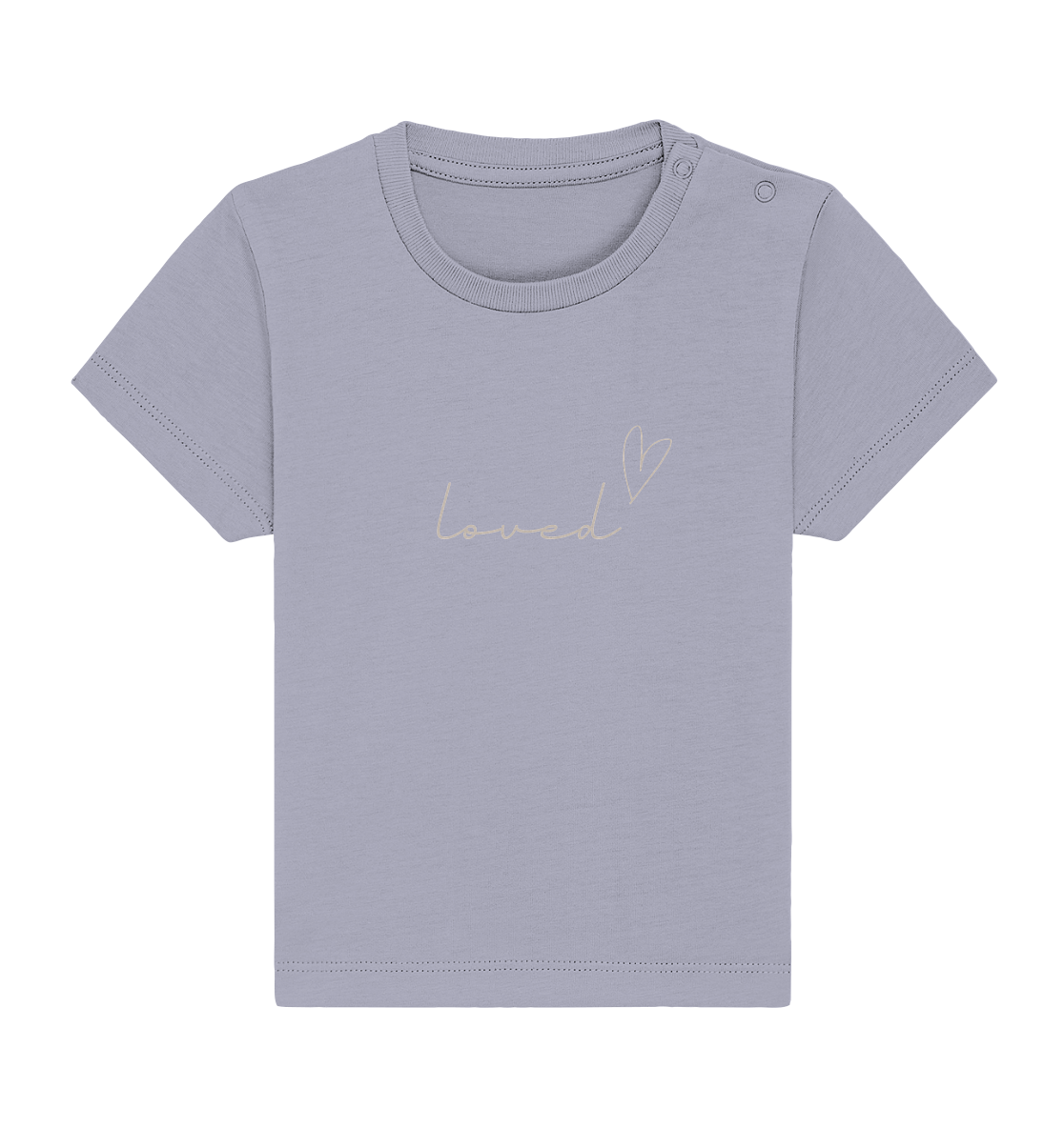 loved - Baby Organic Shirt - wertvoll und geliebt 