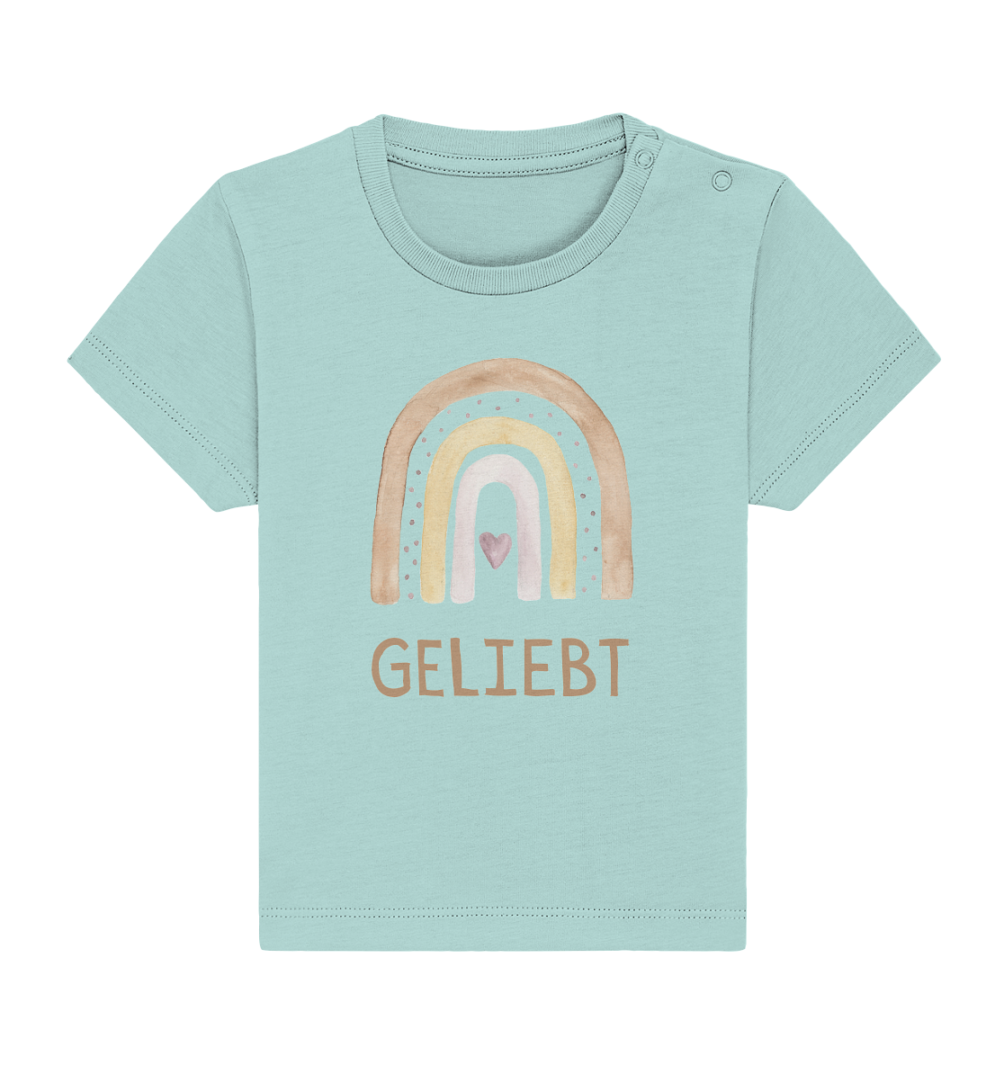 Geliebt Mädchen - Baby Organic Shirt - wertvoll und geliebt 