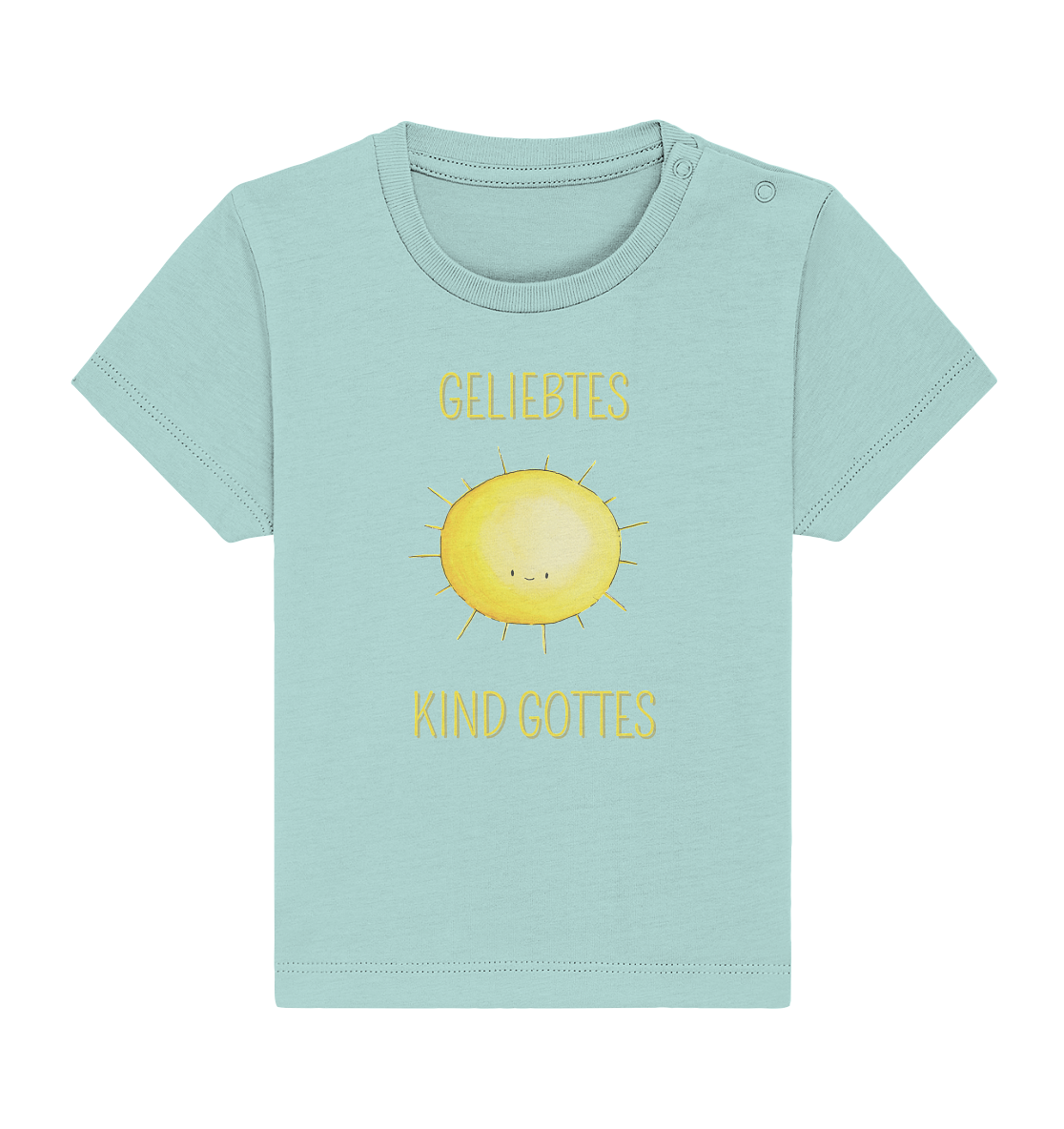 Geliebtes Kind Gottes - Baby Organic Shirt - wertvoll und geliebt 