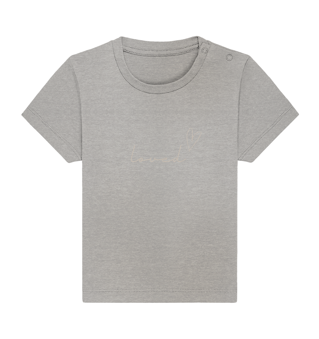 loved - Baby Organic Shirt - wertvoll und geliebt 