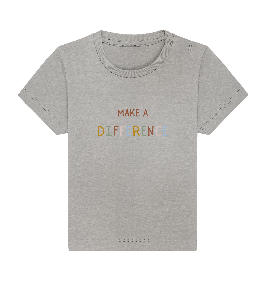 Make a difference - Baby Organic Shirt - wertvoll und geliebt 