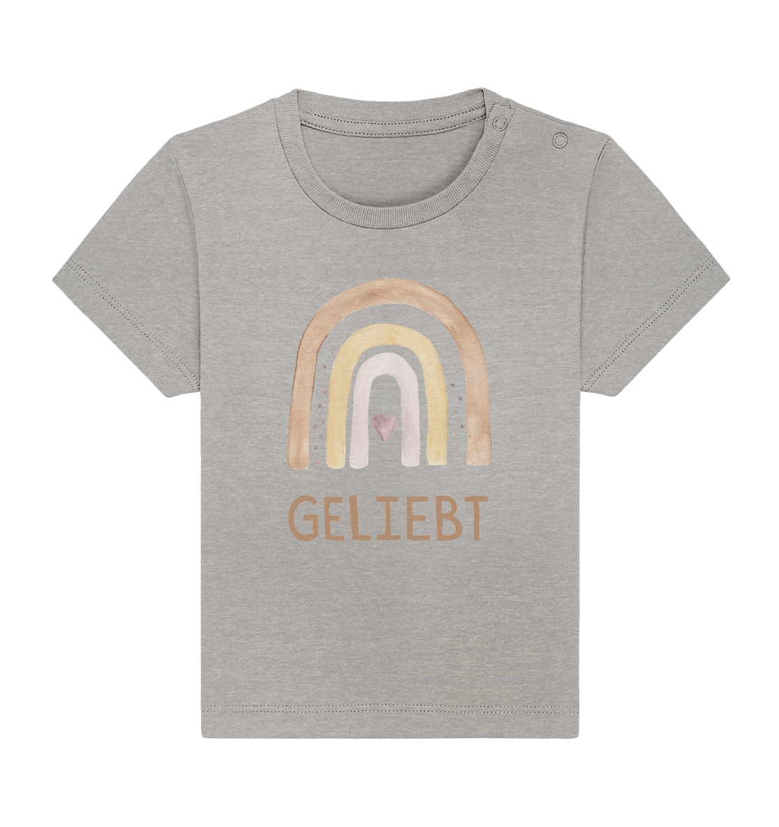 Geliebt Mädchen - Baby Organic Shirt - wertvoll und geliebt 