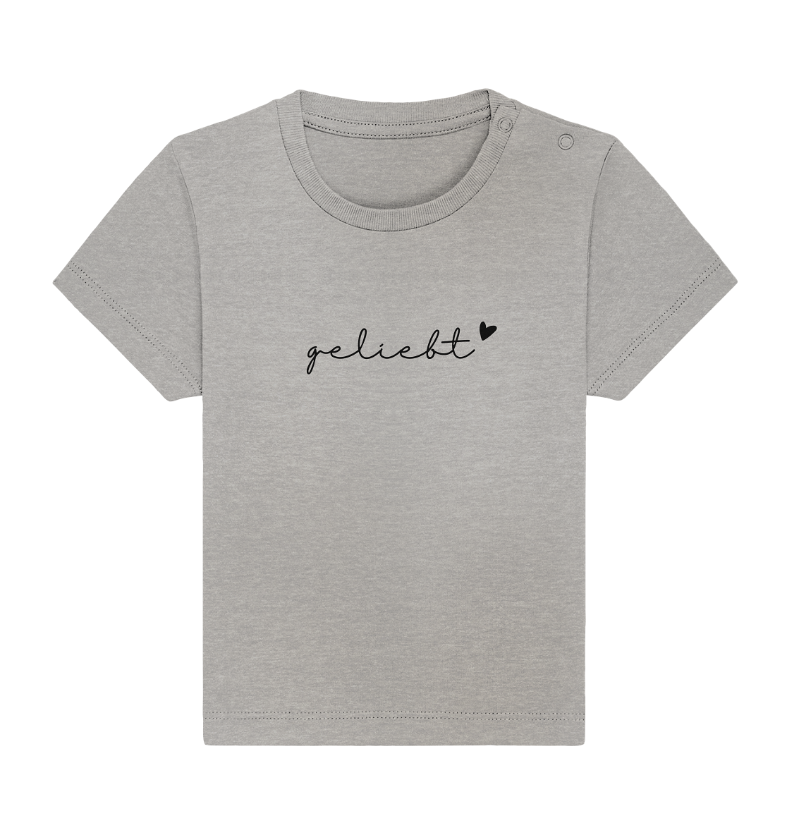 geliebt - Baby Organic Shirt - wertvoll und geliebt 