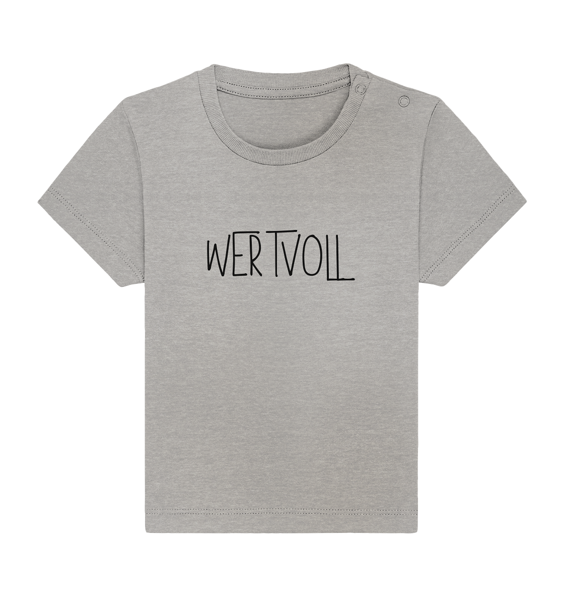 Wertvoll - Baby Organic Shirt - wertvoll und geliebt 
