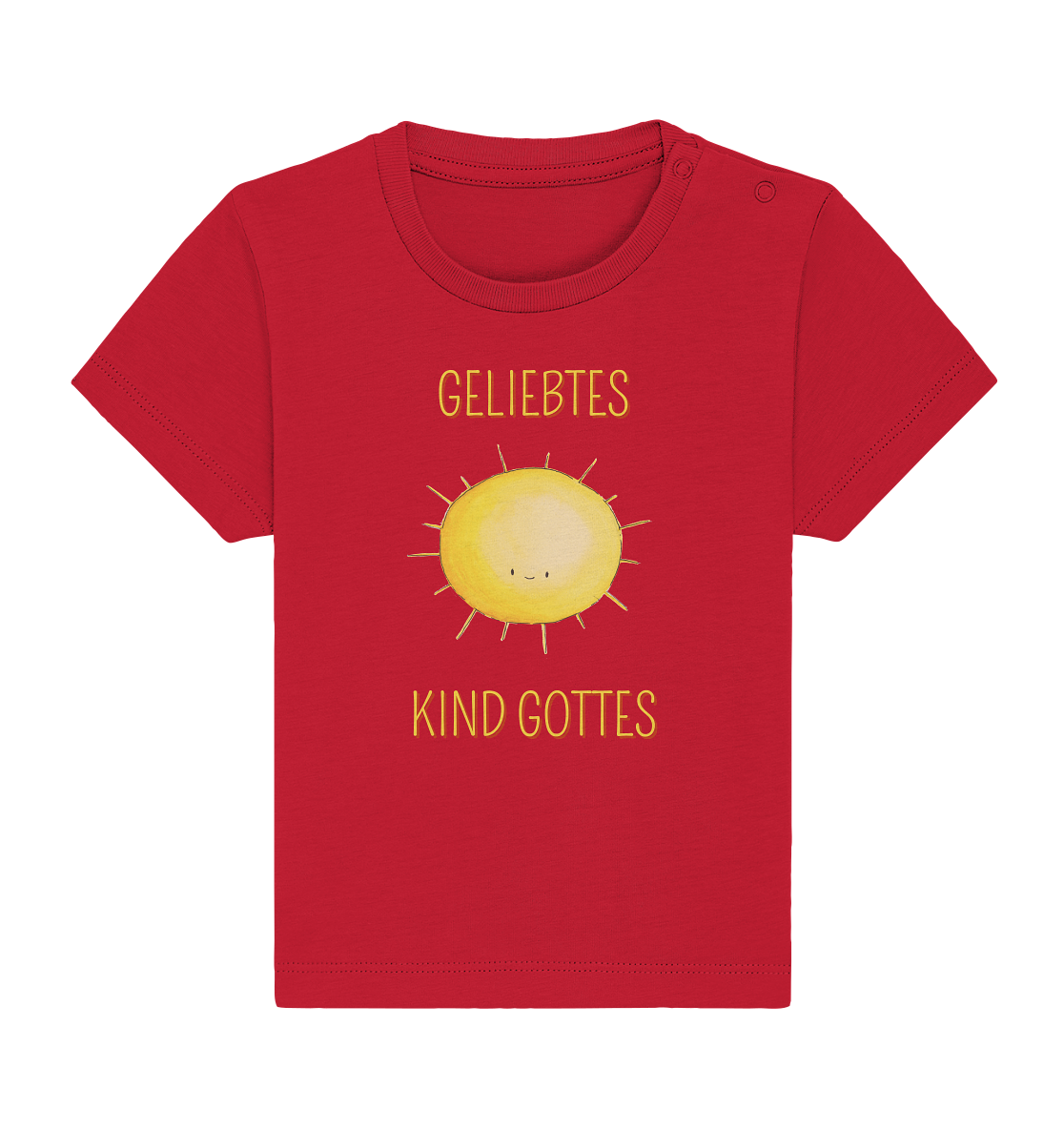 Geliebtes Kind Gottes - Baby Organic Shirt - wertvoll und geliebt 