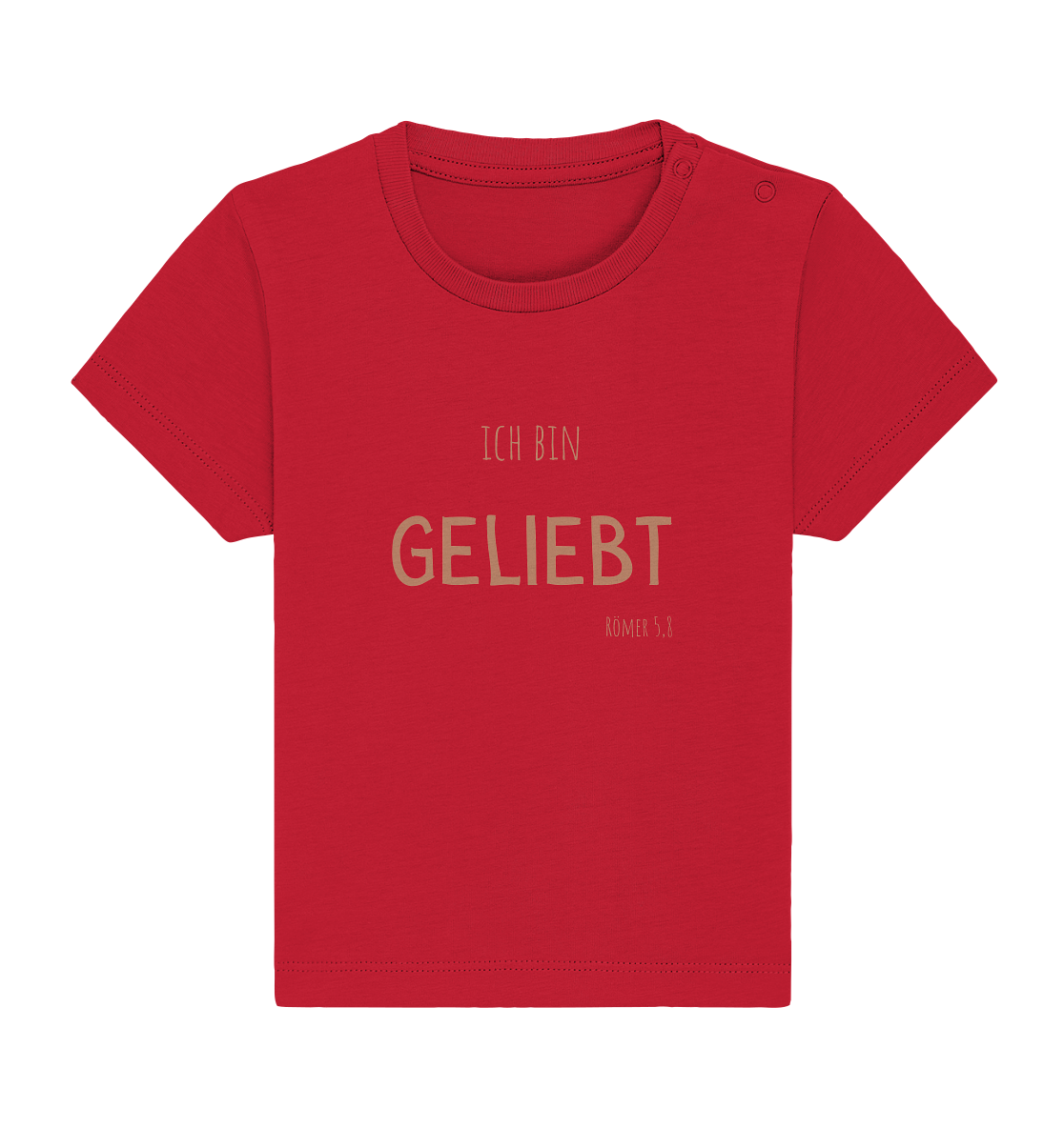 Geliebt - Baby Organic Shirt - wertvoll und geliebt 