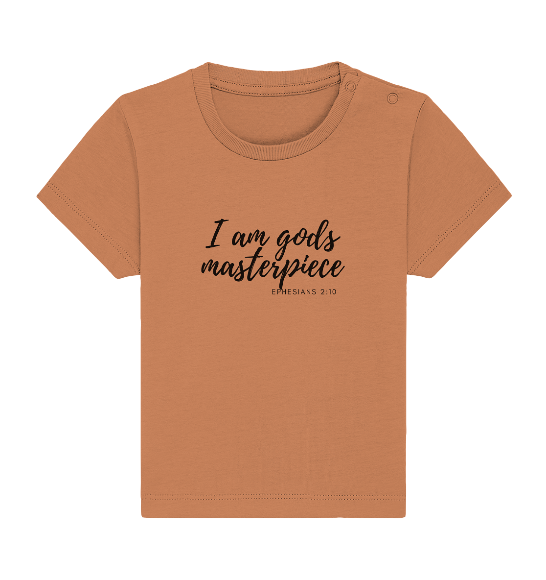 Gods Masterpiece - Baby Organic Shirt - wertvoll und geliebt 