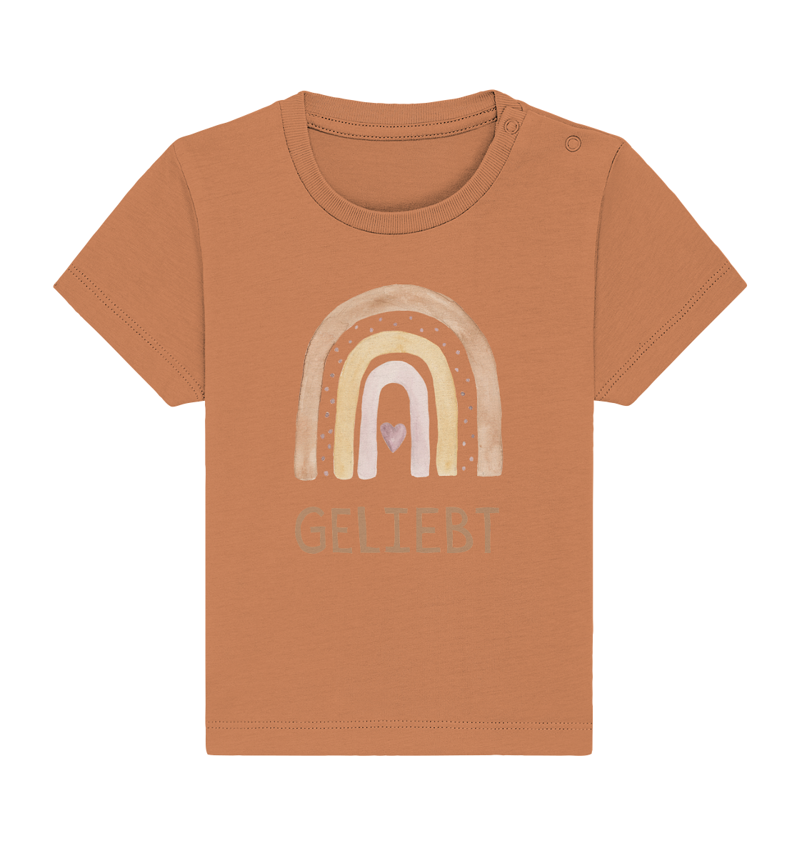 Geliebt Mädchen - Baby Organic Shirt - wertvoll und geliebt 