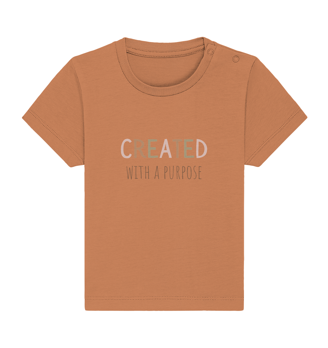 Created - Baby Organic Shirt - wertvoll und geliebt 