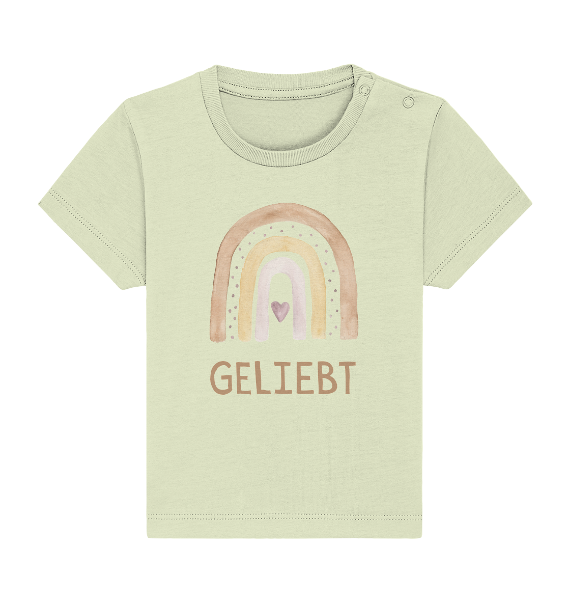 Geliebt Mädchen - Baby Organic Shirt - wertvoll und geliebt 