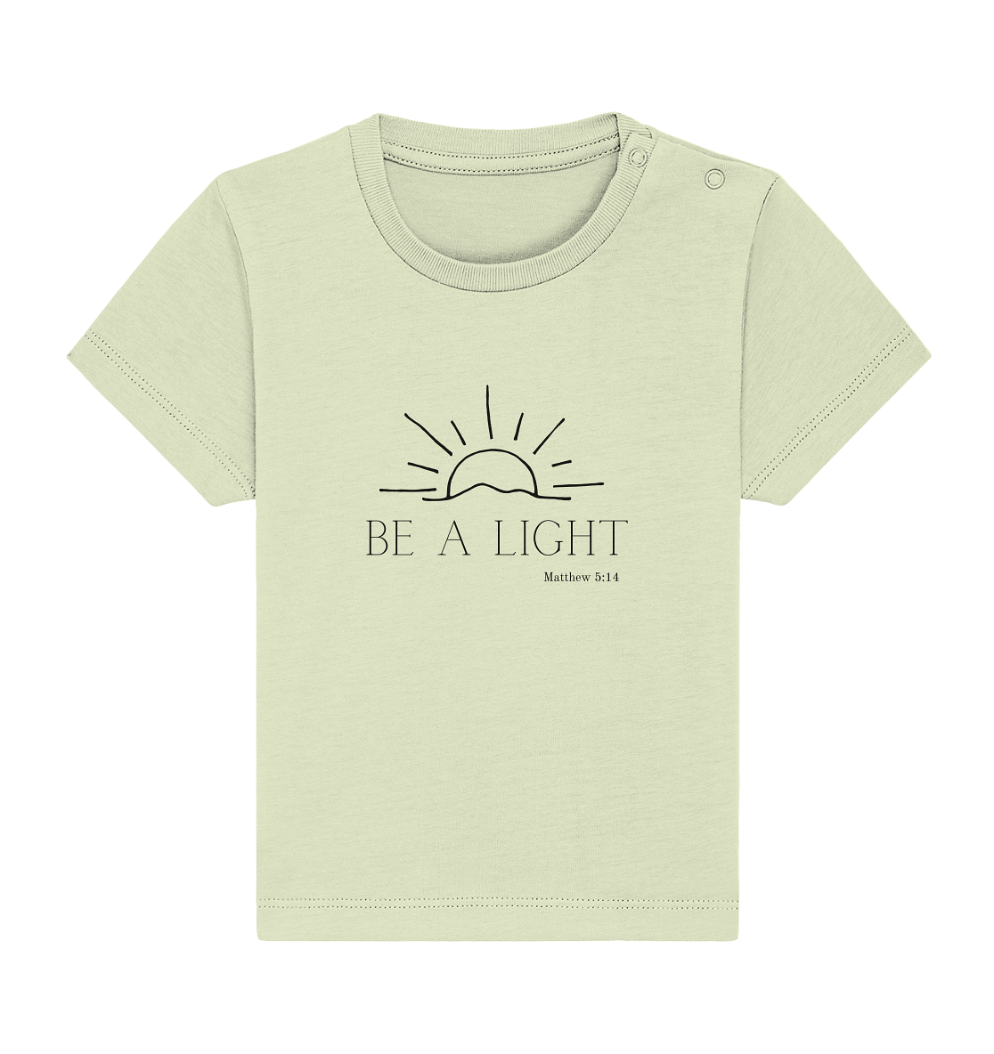 Be a light - Baby Organic Shirt - wertvoll und geliebt 