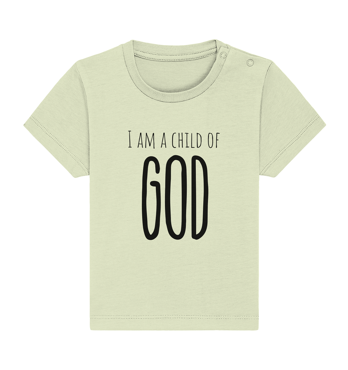 I am a child of God - Baby Organic Shirt - wertvoll und geliebt 