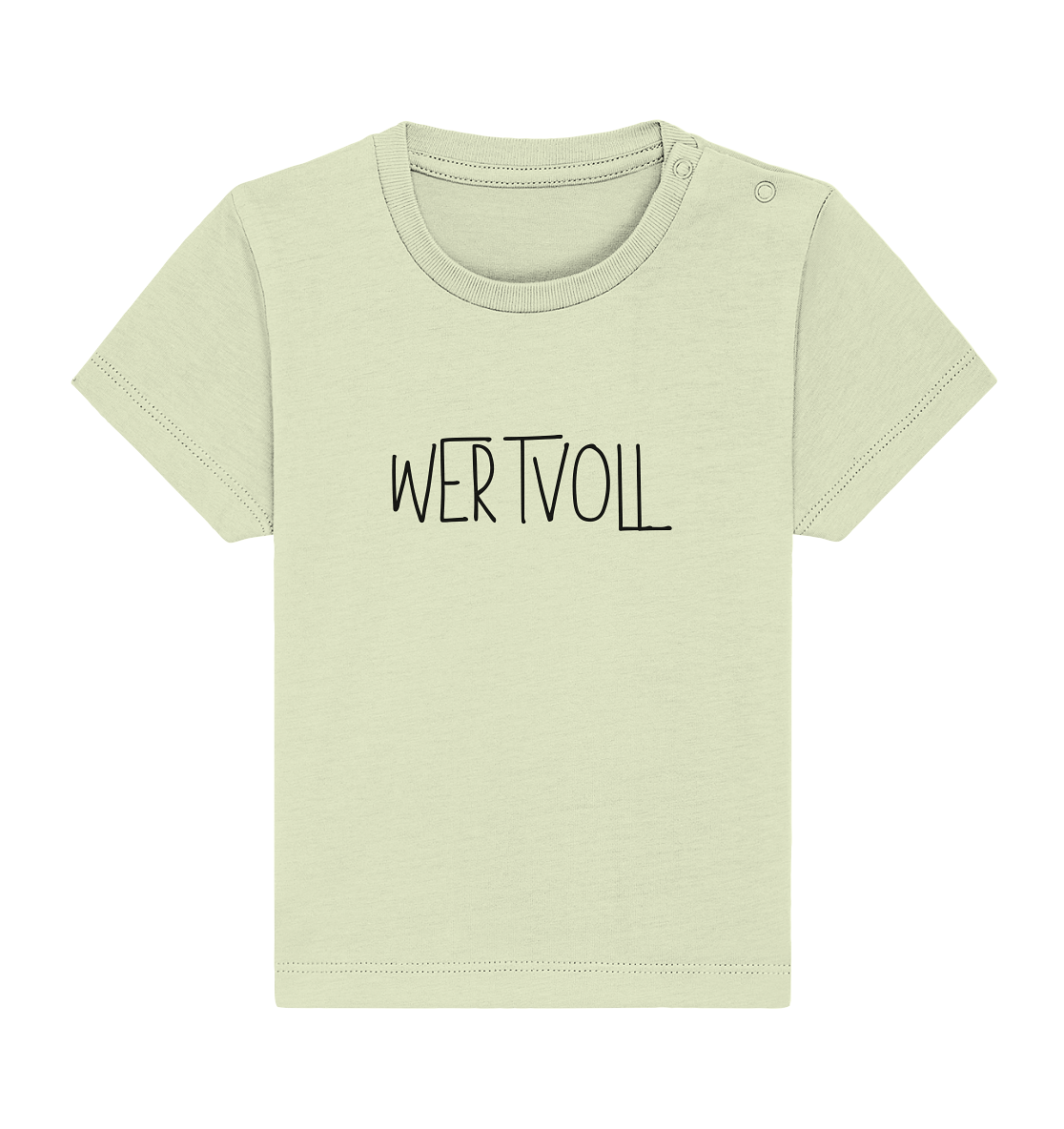 Wertvoll - Baby Organic Shirt - wertvoll und geliebt 