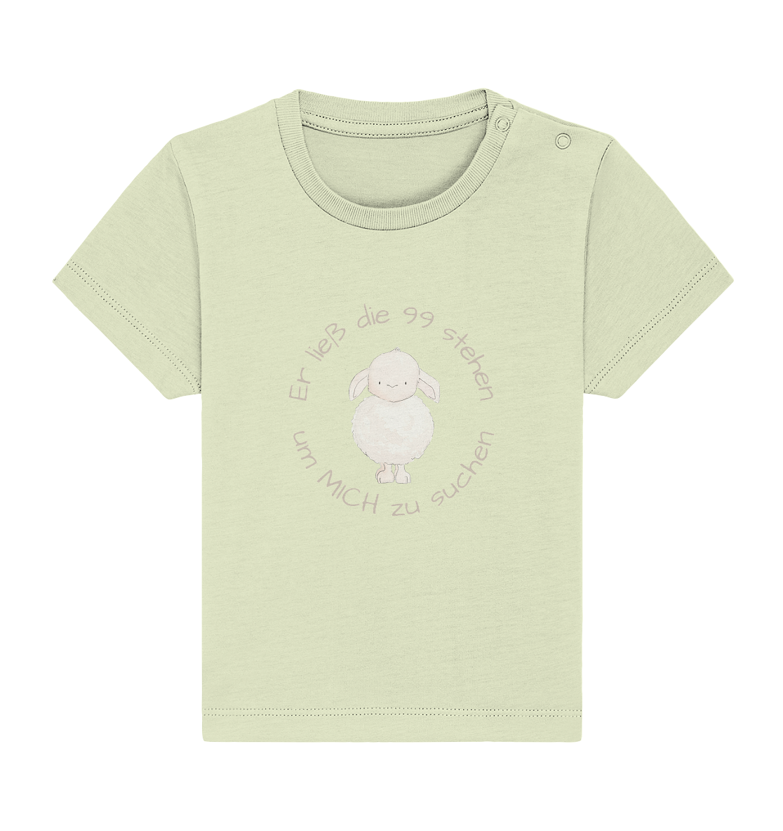 Er ließ die 99 stehen - Baby Organic Shirt - wertvoll und geliebt 