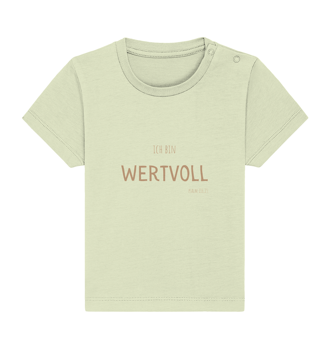 Wertvoll - Baby Organic Shirt - wertvoll und geliebt 