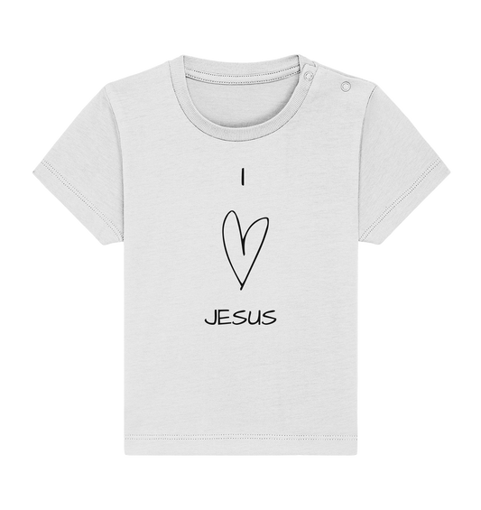 I love Jesus - Baby Organic Shirt - wertvoll und geliebt 