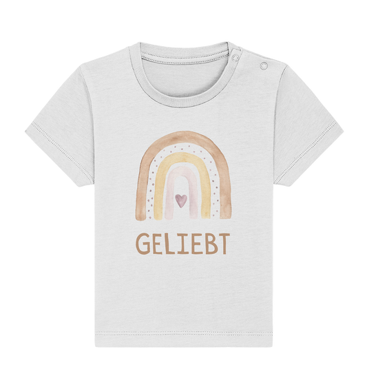 Geliebt Mädchen - Baby Organic Shirt - wertvoll und geliebt 