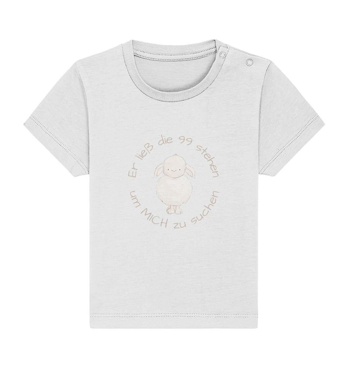 Er ließ die 99 stehen - Baby Organic Shirt - wertvoll und geliebt 