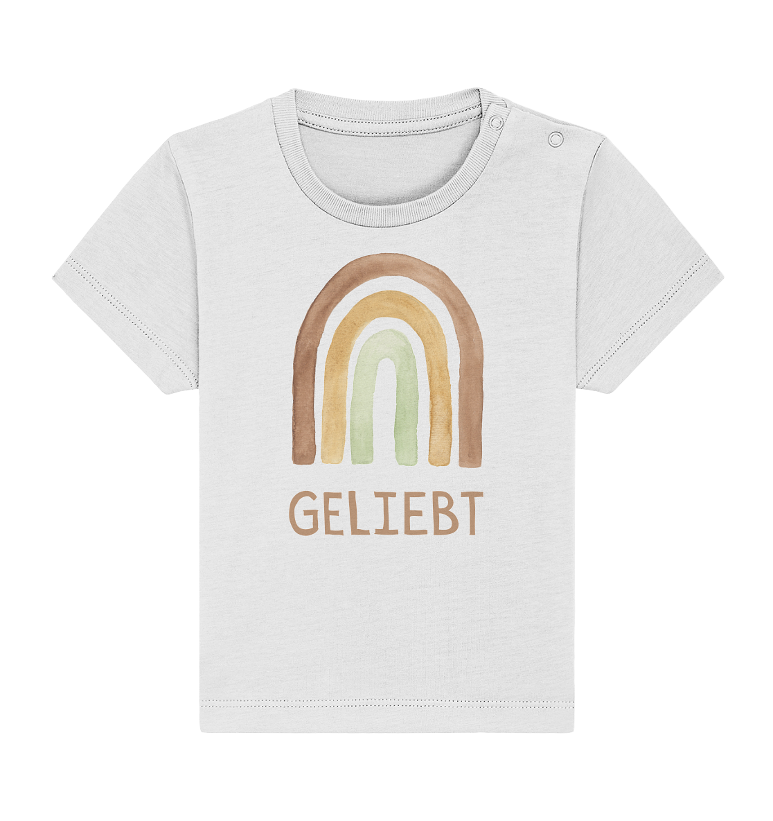Geliebt Jungs - Baby Organic Shirt - wertvoll und geliebt 