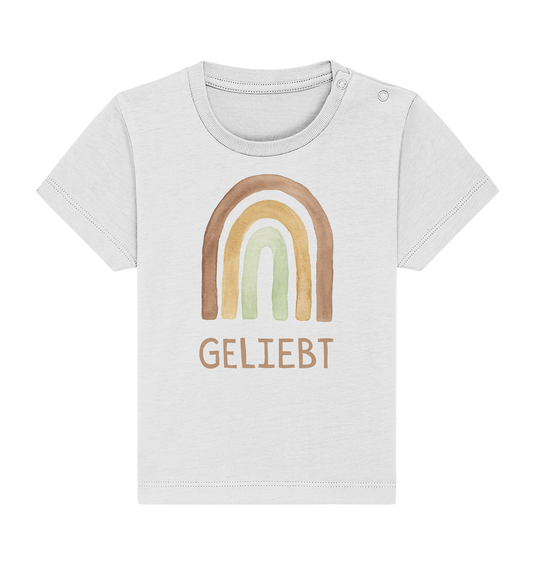Geliebt Jungs - Baby Organic Shirt - wertvoll und geliebt 