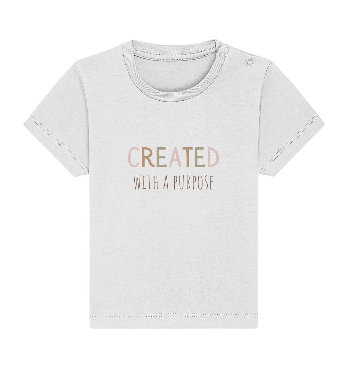 Created - Baby Organic Shirt - wertvoll und geliebt 