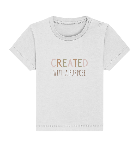 Created - Baby Organic Shirt - wertvoll und geliebt 