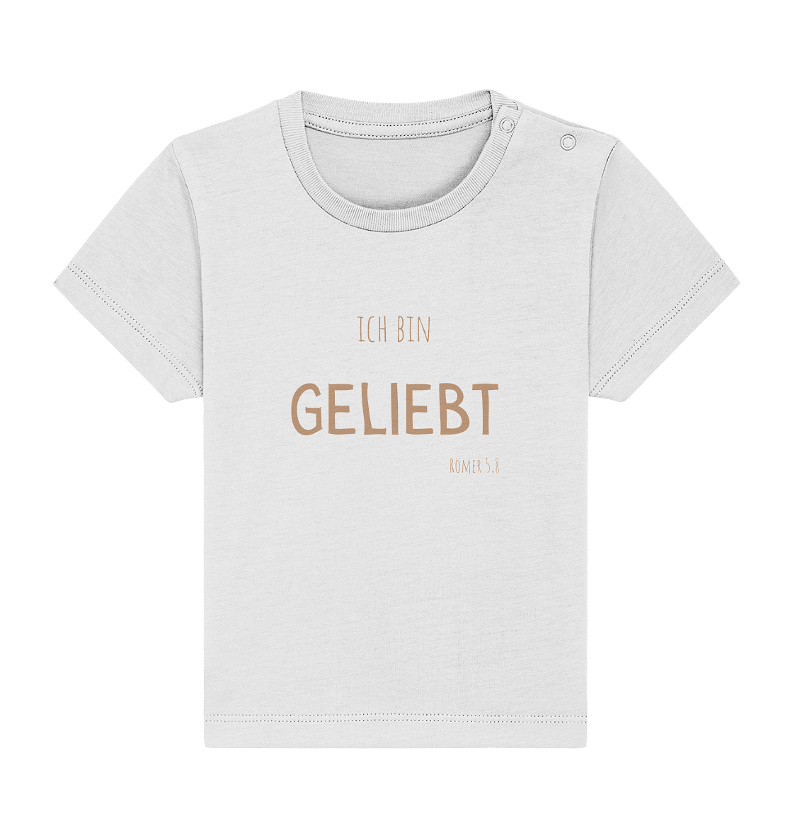 Geliebt - Baby Organic Shirt - wertvoll und geliebt 