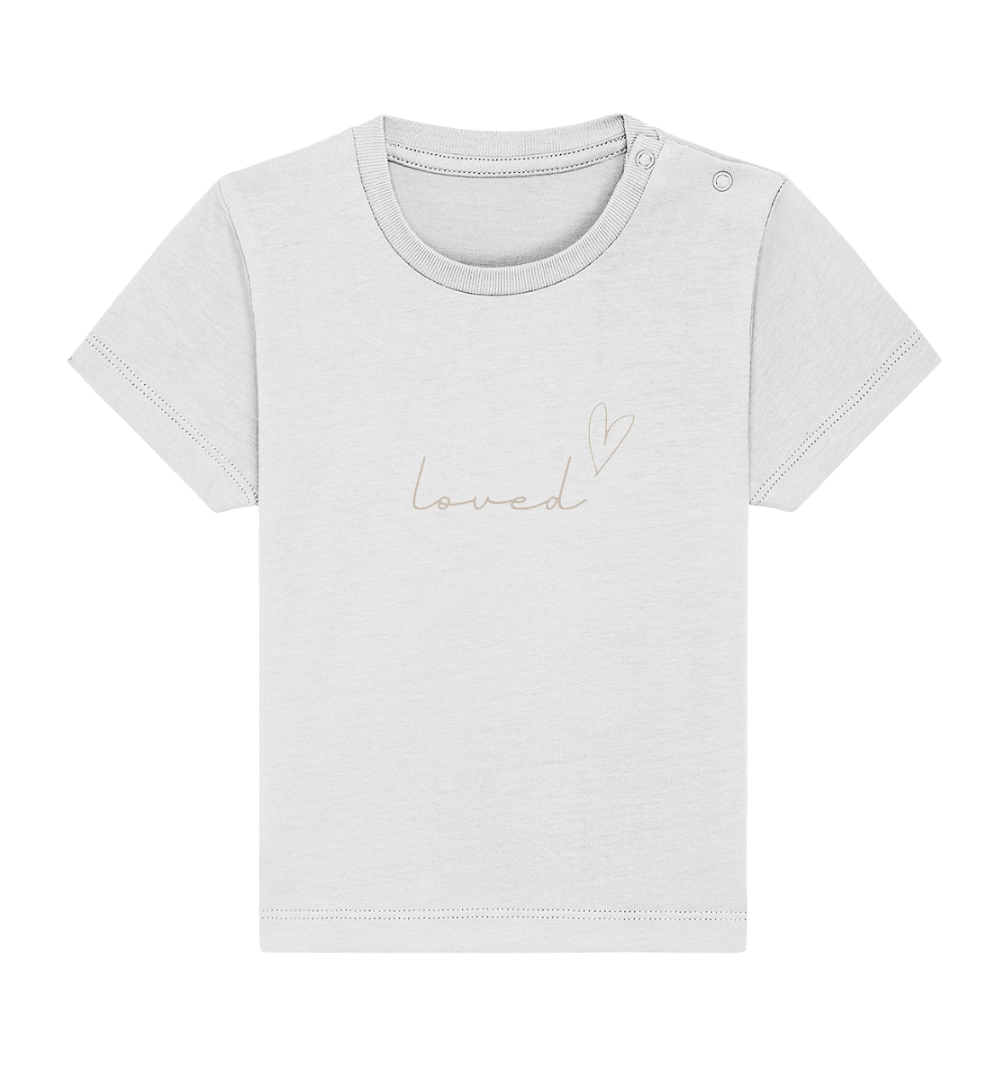 loved - Baby Organic Shirt - wertvoll und geliebt 