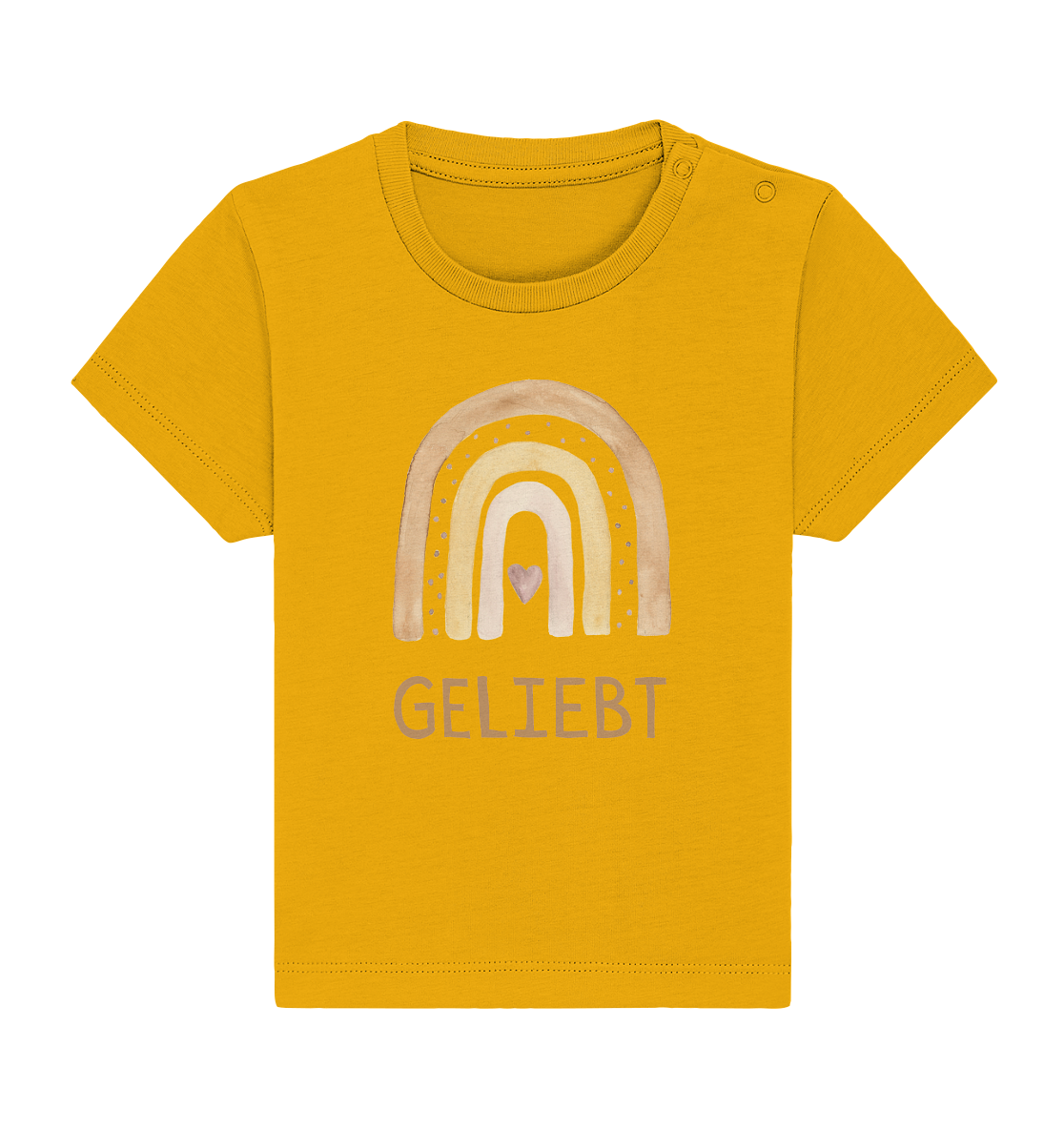 Geliebt Mädchen - Baby Organic Shirt - wertvoll und geliebt 