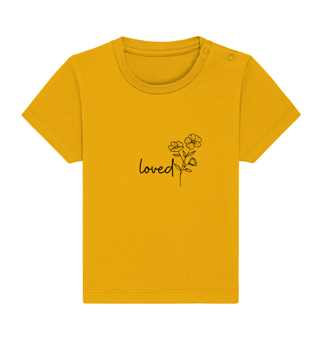 loved - Baby Organic Shirt - wertvoll und geliebt 