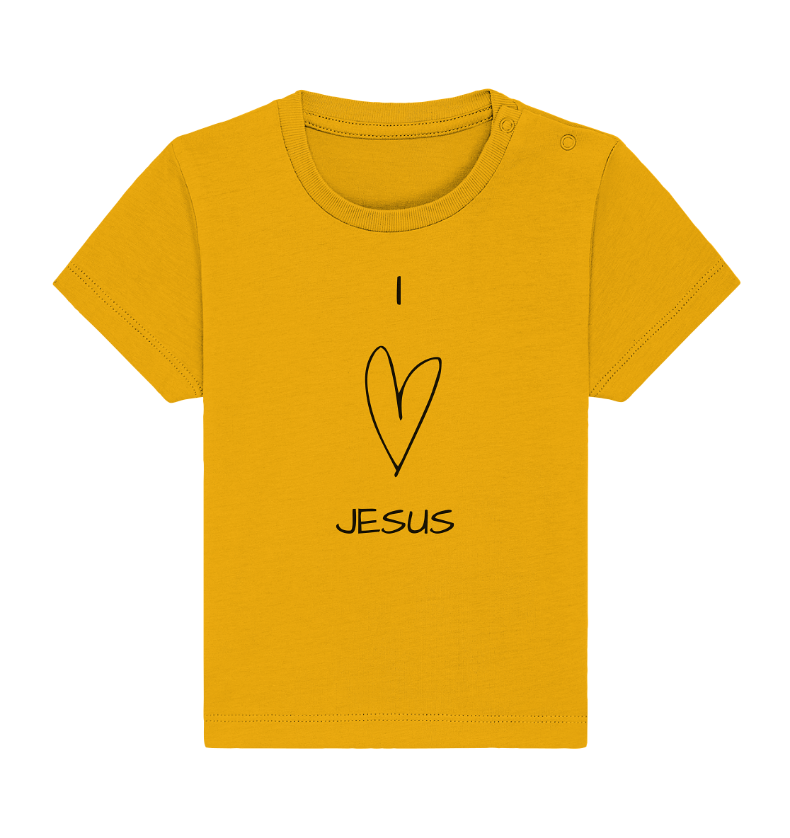 I love Jesus - Baby Organic Shirt - wertvoll und geliebt 