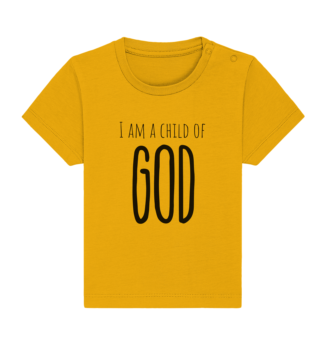 I am a child of God - Baby Organic Shirt - wertvoll und geliebt 