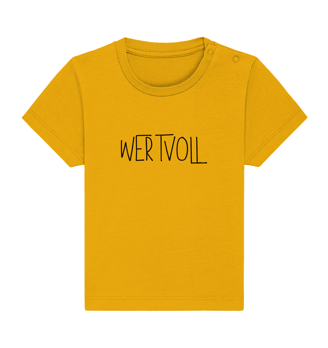 Wertvoll - Baby Organic Shirt - wertvoll und geliebt 