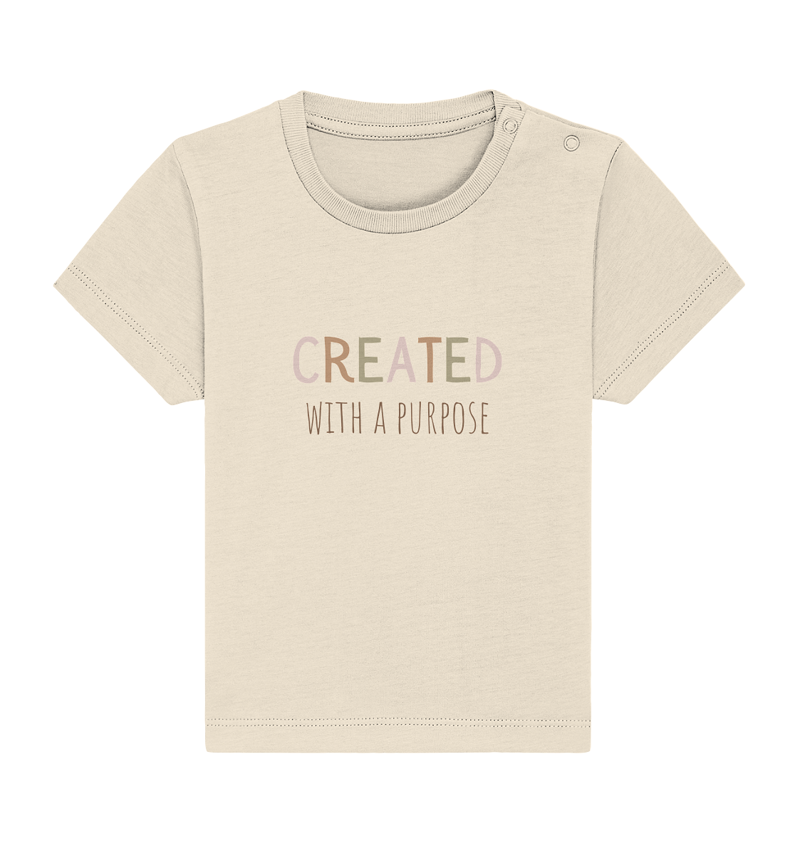 Created - Baby Organic Shirt - wertvoll und geliebt 