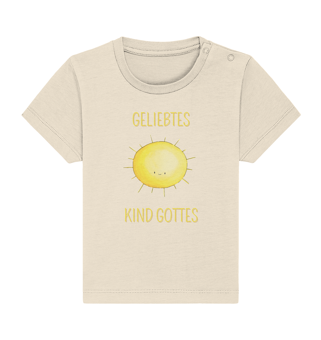 Geliebtes Kind Gottes - Baby Organic Shirt - wertvoll und geliebt 