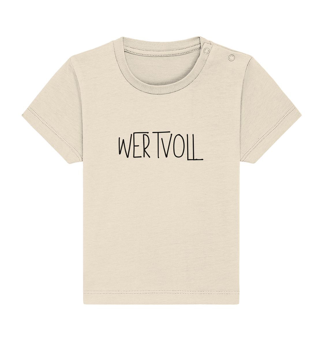 Wertvoll - Baby Organic Shirt - wertvoll und geliebt 