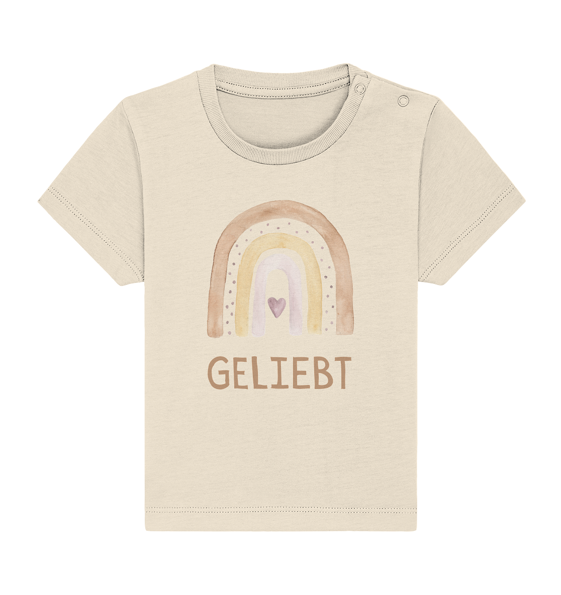 Geliebt Mädchen - Baby Organic Shirt - wertvoll und geliebt 