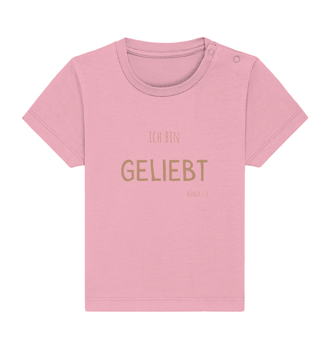 Geliebt - Baby Organic Shirt - wertvoll und geliebt 