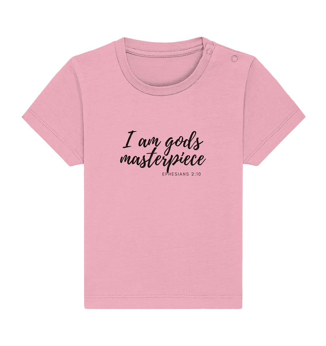 Gods Masterpiece - Baby Organic Shirt - wertvoll und geliebt 