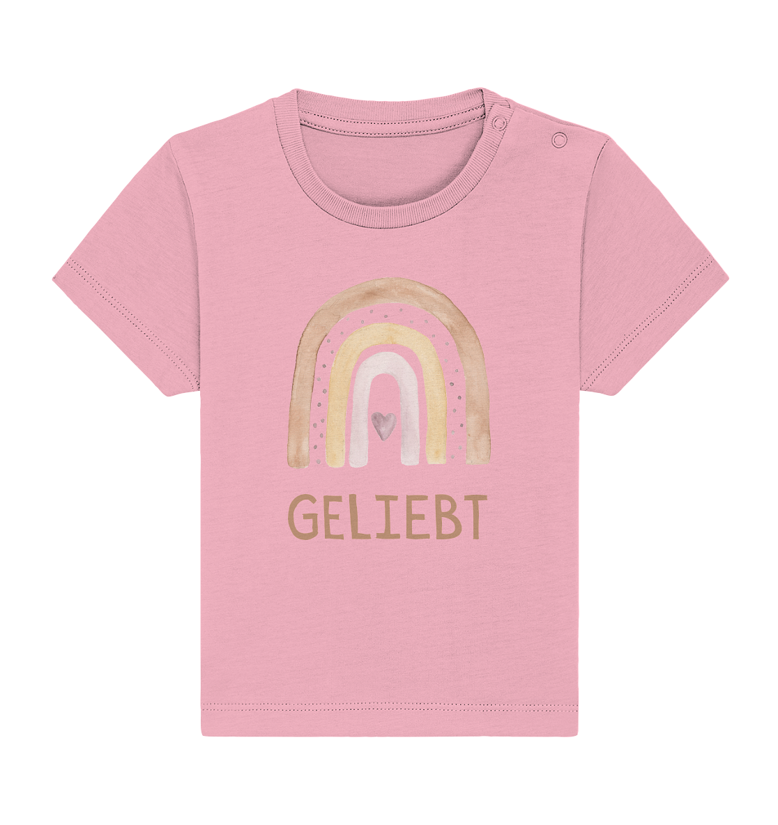 Geliebt Mädchen - Baby Organic Shirt - wertvoll und geliebt 