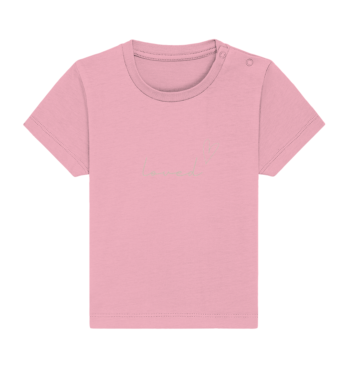 loved - Baby Organic Shirt - wertvoll und geliebt 