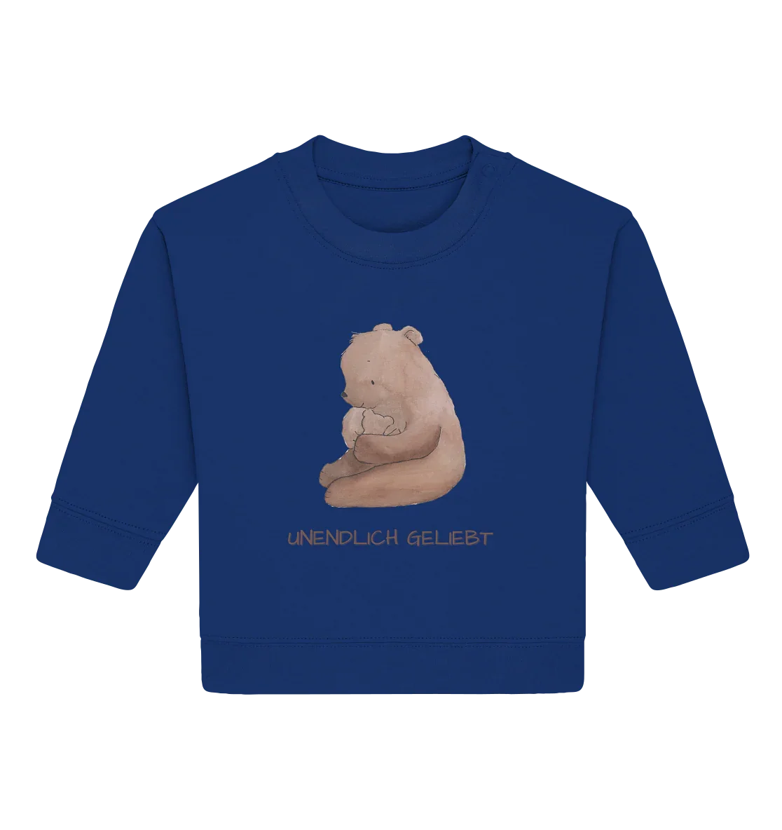 Unendlich geliebt - Baby Organic Sweatshirt - wertvoll und geliebt 
