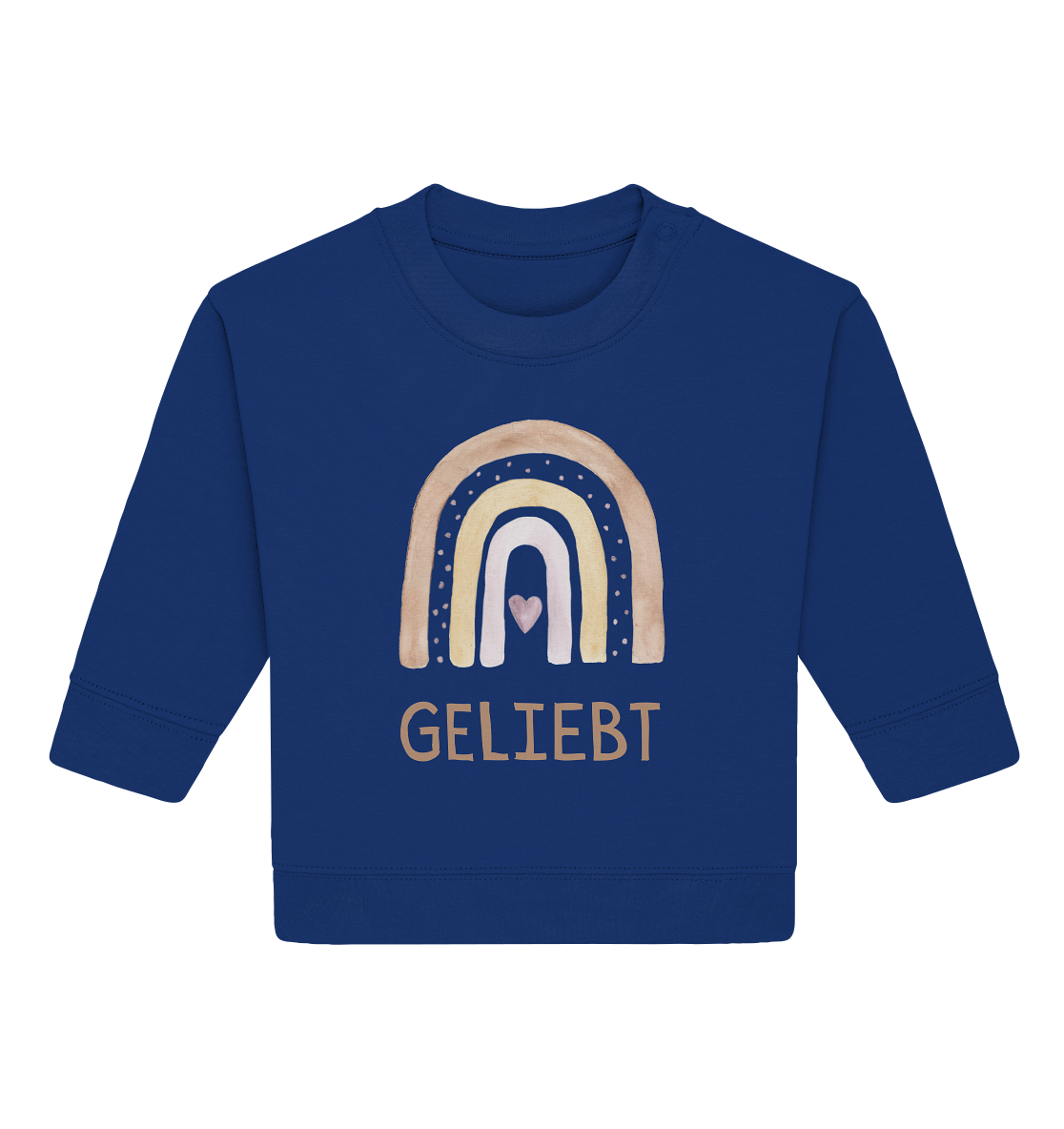 Geliebt Mädchen - Baby Organic Sweatshirt - wertvoll und geliebt 