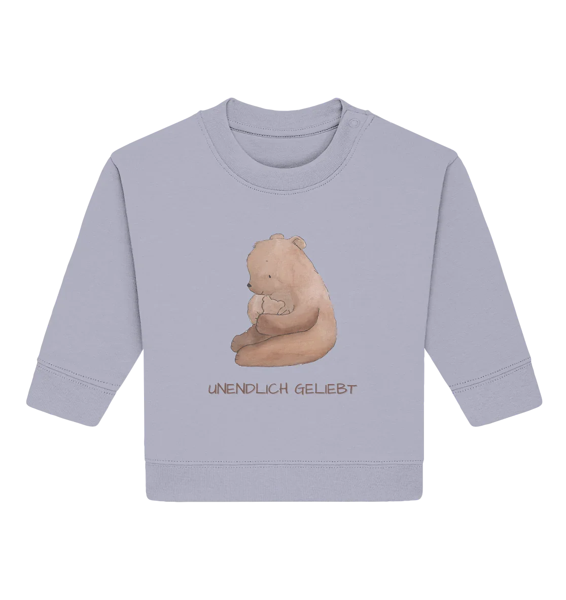 Unendlich geliebt - Baby Organic Sweatshirt - wertvoll und geliebt 