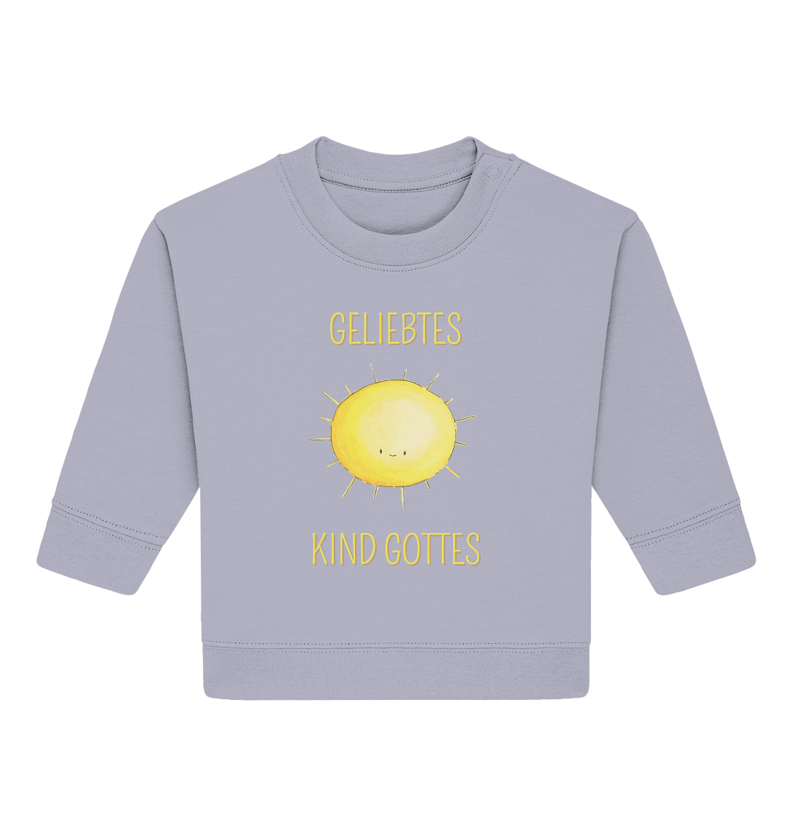 Geliebtes Kind Gottes - Baby Organic Sweatshirt - wertvoll und geliebt 