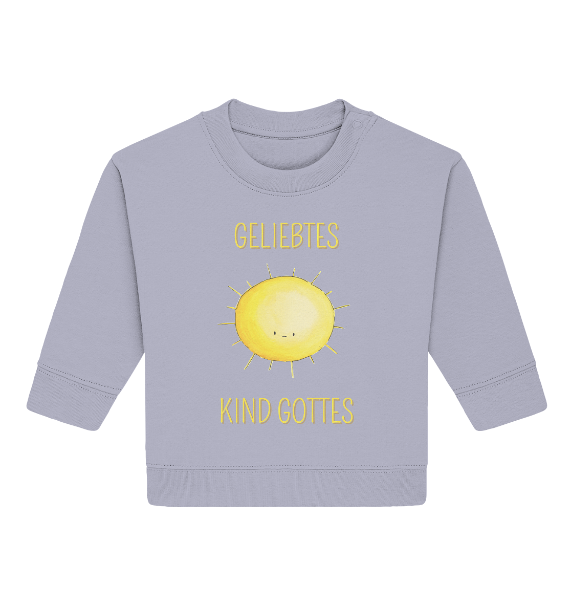 Geliebtes Kind Gottes - Baby Organic Sweatshirt - wertvoll und geliebt 