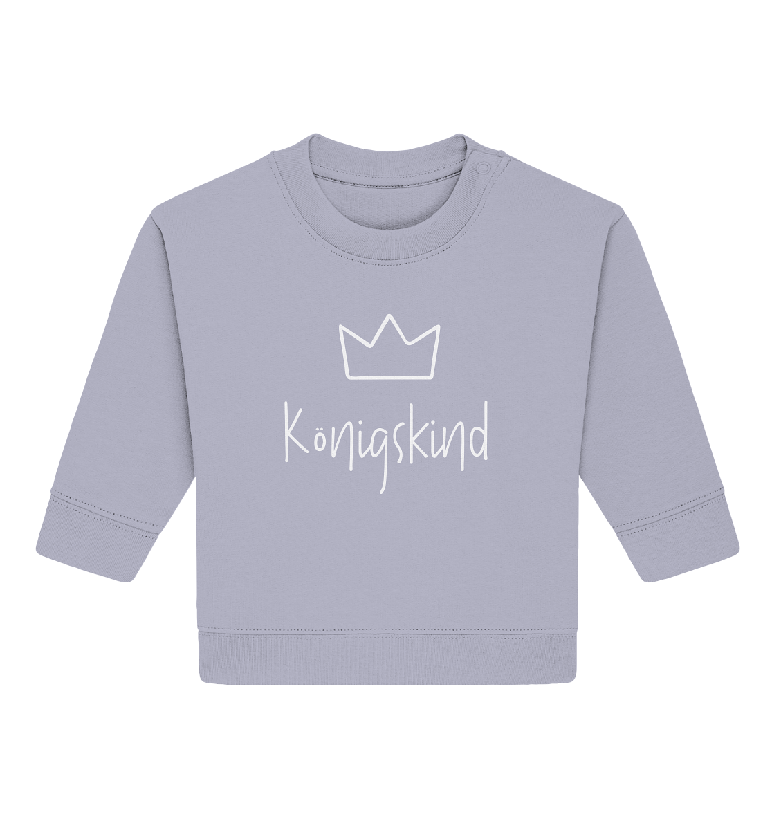 Königskind - Baby Organic Sweatshirt - wertvoll und geliebt 