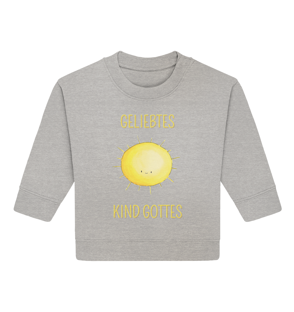 Geliebtes Kind Gottes - Baby Organic Sweatshirt - wertvoll und geliebt 