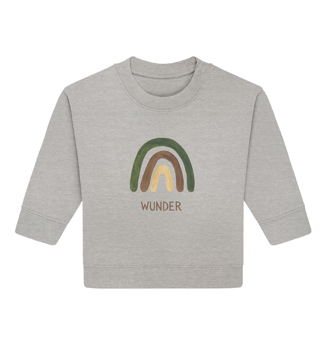 Wunder - Baby Organic Sweatshirt - wertvoll und geliebt 